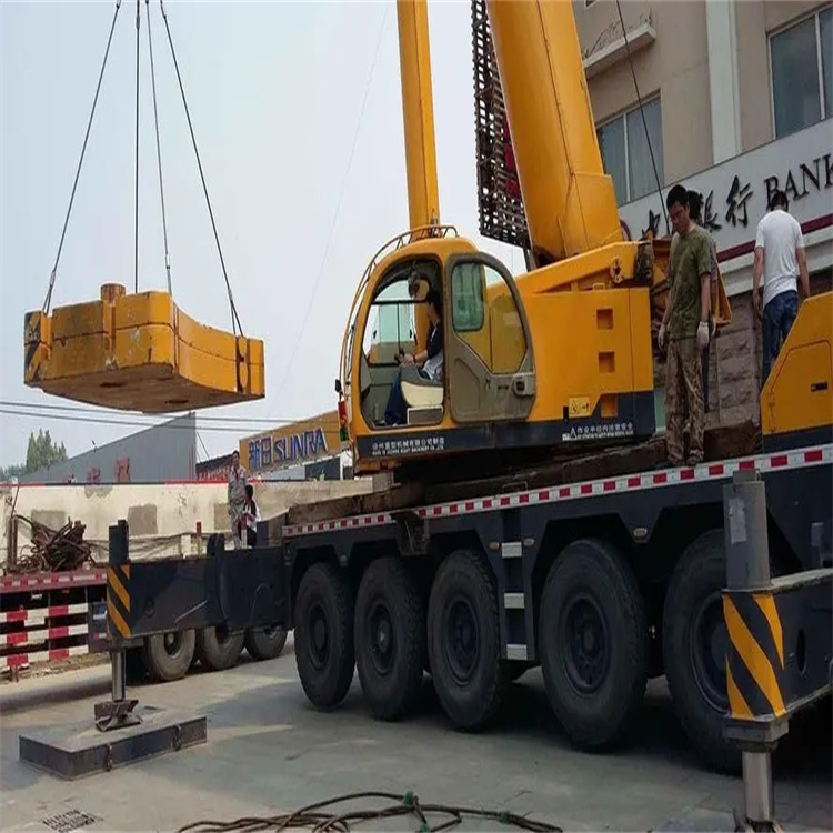 厦门思明当地吊车出租|机器吊装|75吨|工厂搬迁服务